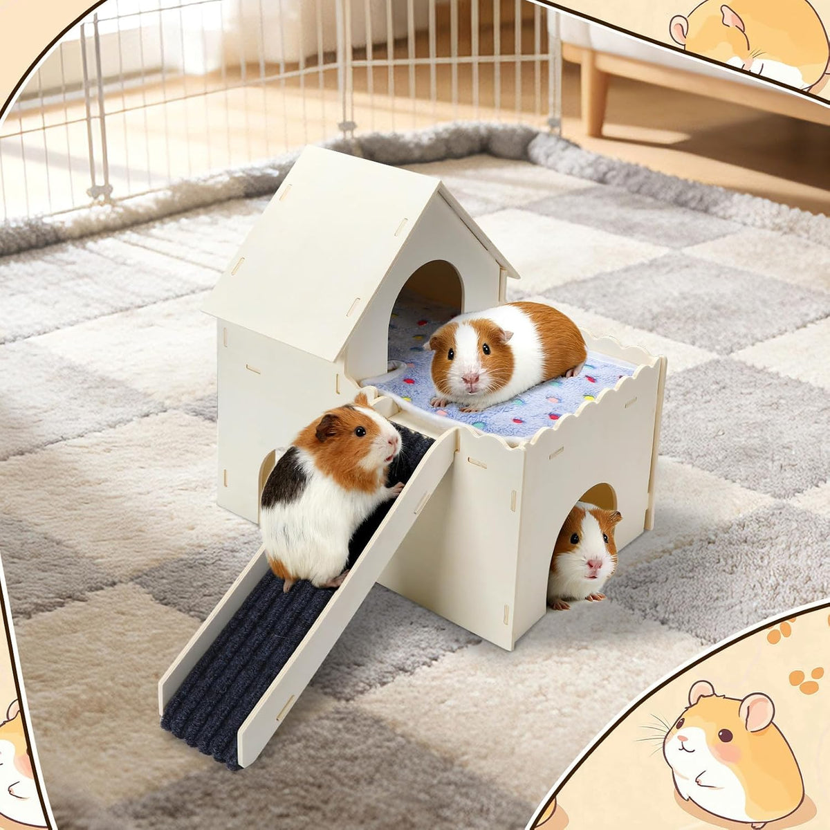 Wooden Castle Hideout With Ramp Mat — photo 8 of 8