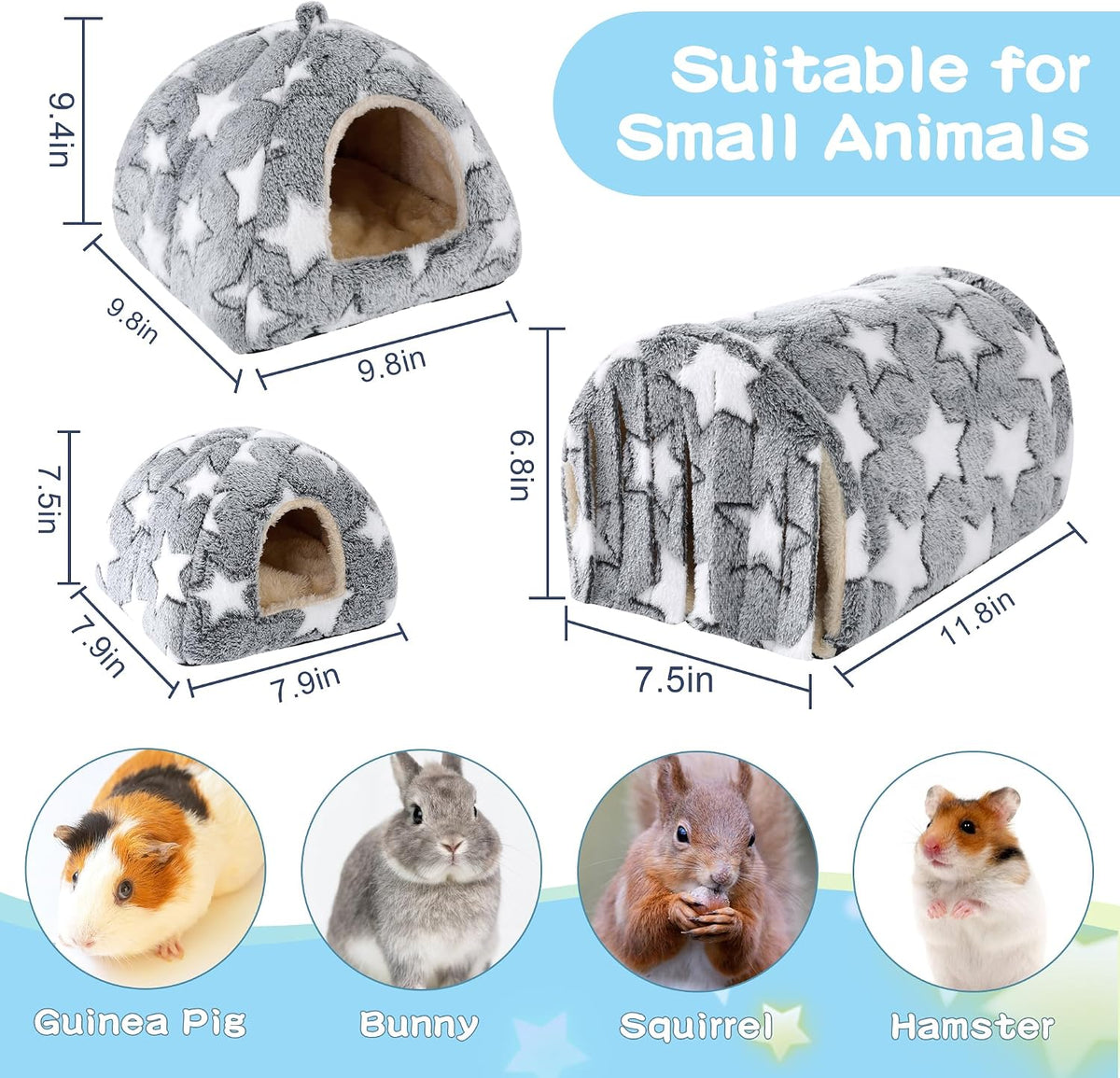 Three-Piece Fleece Hideout And Tunnel Set — photo 3 of 8