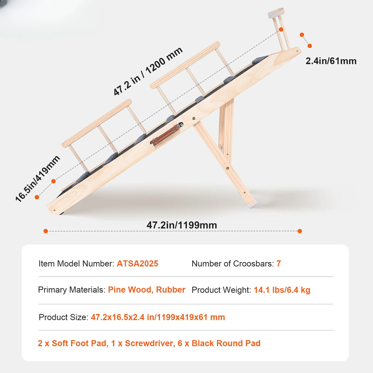 Folding Wooden Dog Ramp — photo 9 of 10