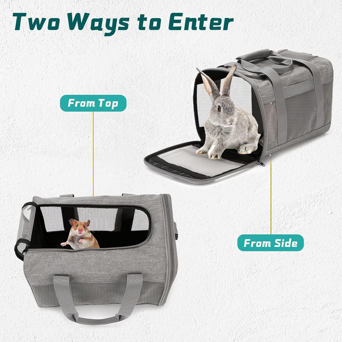 Breathable Small Pet Travel Carrier — photo 6 of 8