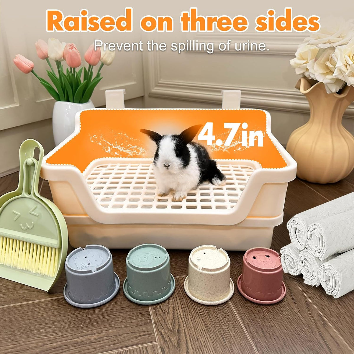 Large Corner Rabbit Litter Box — photo 4 of 8