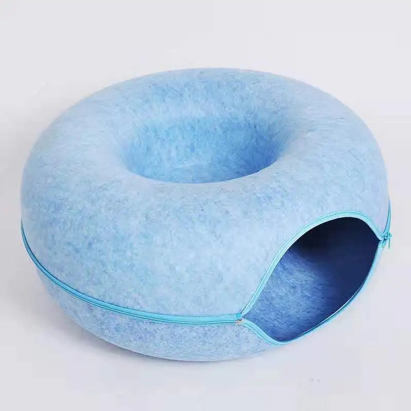 Donut Wool Felt Cat Tunnel — photo 10 of 11