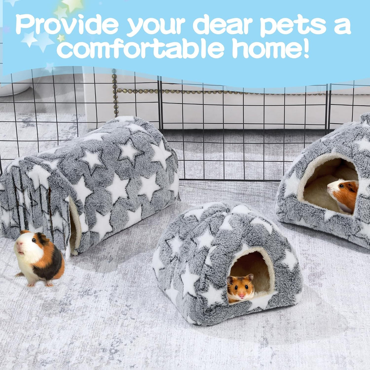 Three-Piece Fleece Hideout And Tunnel Set — photo 7 of 8
