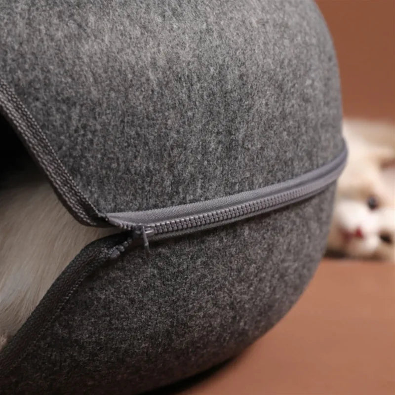 Donut Wool Felt Cat Tunnel — photo 8 of 11