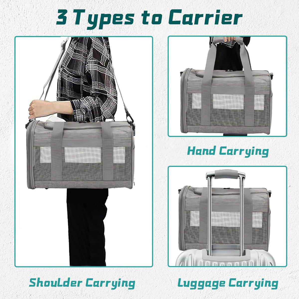 Breathable Small Pet Travel Carrier — photo 7 of 8