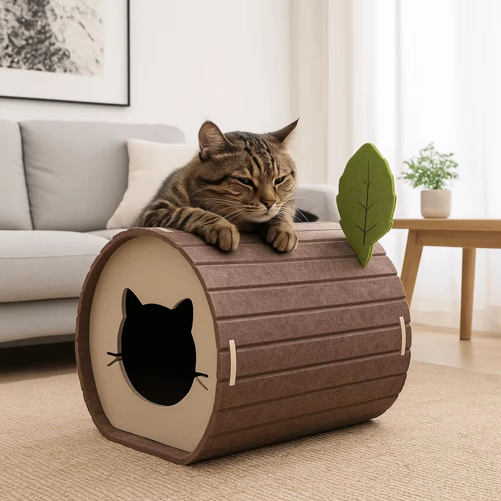 Felt Tree-Hole Cat Cave — photo 3 of 9