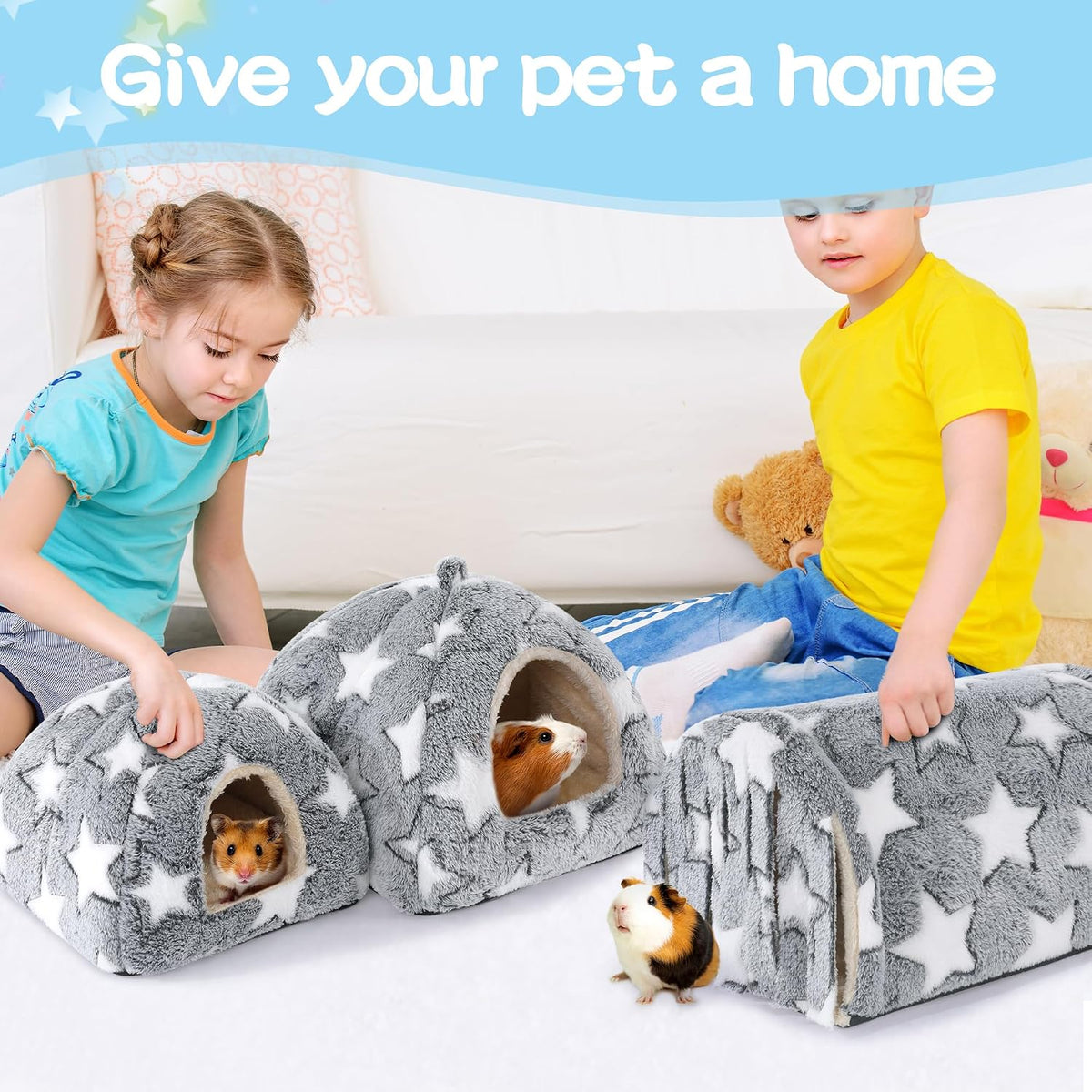 Three-Piece Fleece Hideout And Tunnel Set — photo 8 of 8