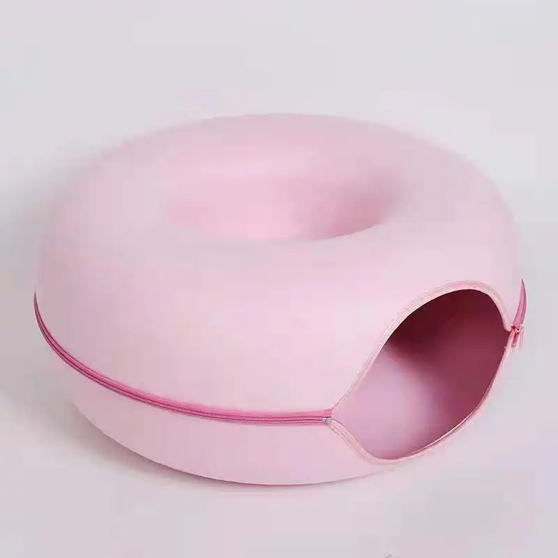 Donut Wool Felt Cat Tunnel — photo 9 of 11