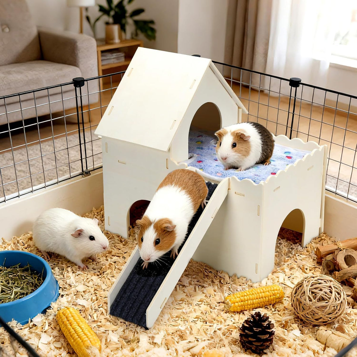 Wooden Castle Hideout With Ramp Mat — photo 6 of 8
