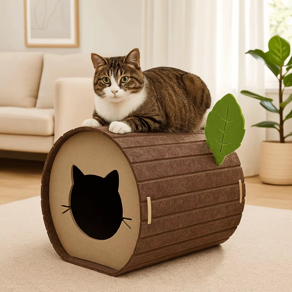 Felt Tree-Hole Cat Cave — photo 4 of 9