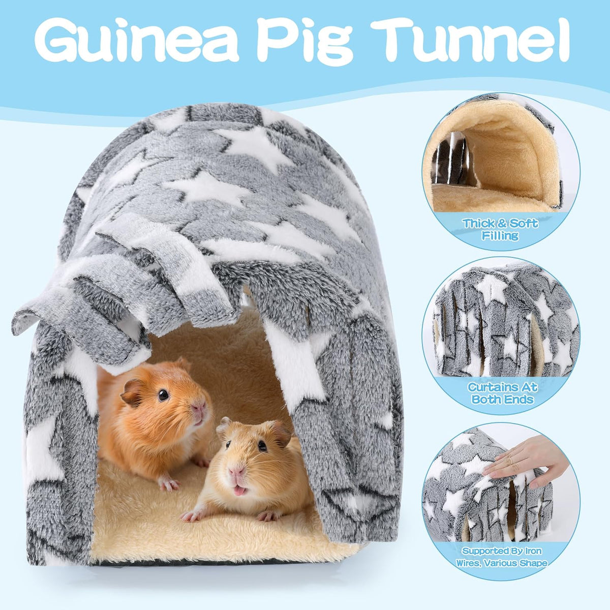 Three-Piece Fleece Hideout And Tunnel Set — photo 5 of 8