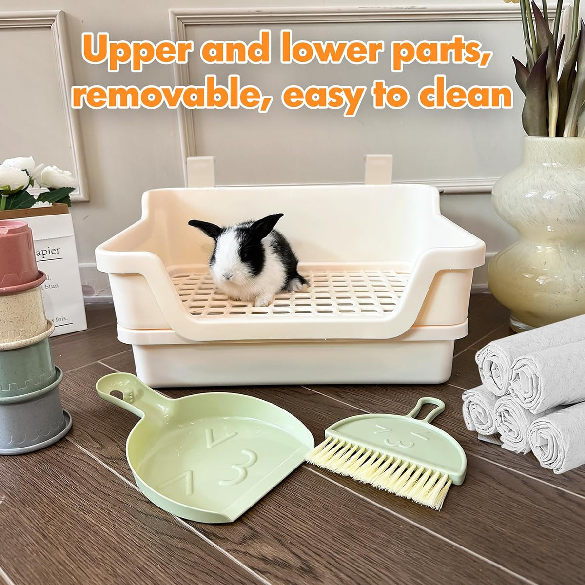 Large Corner Rabbit Litter Box — photo 6 of 8