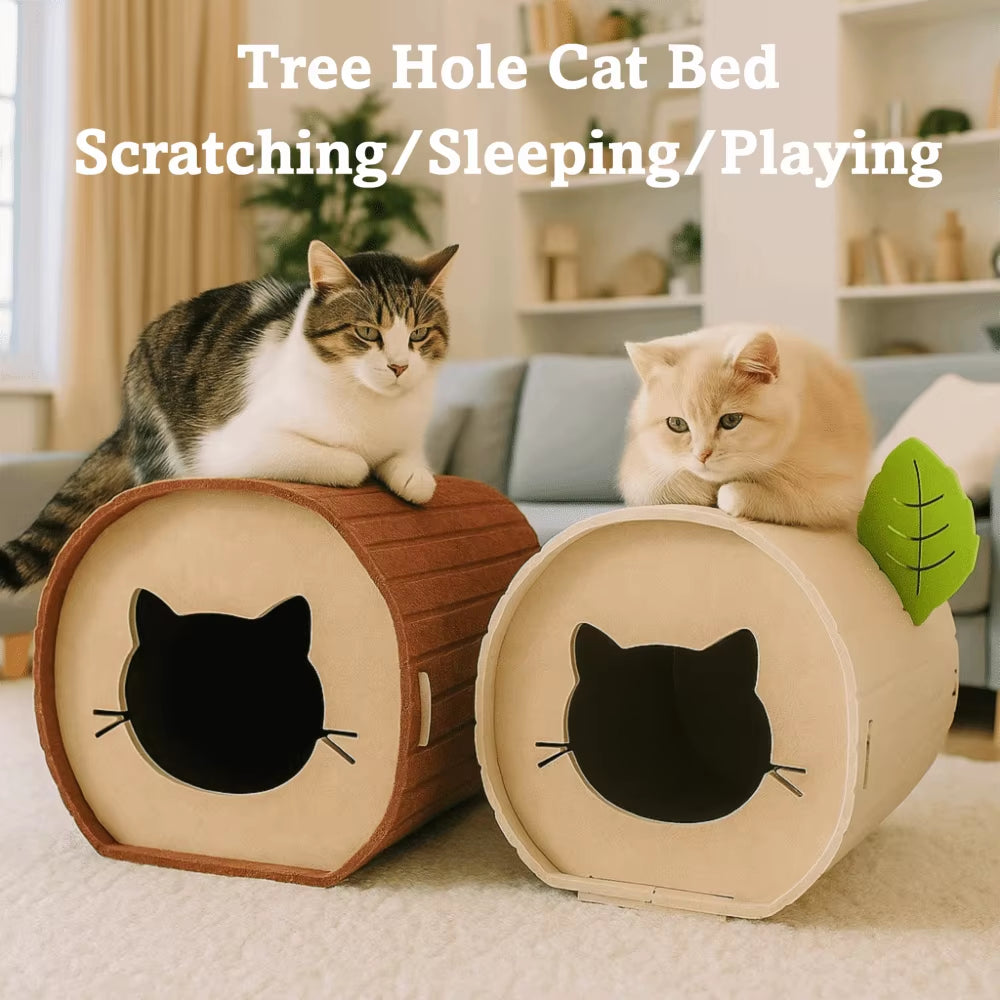 Felt Tree-Hole Cat Cave — photo 5 of 9