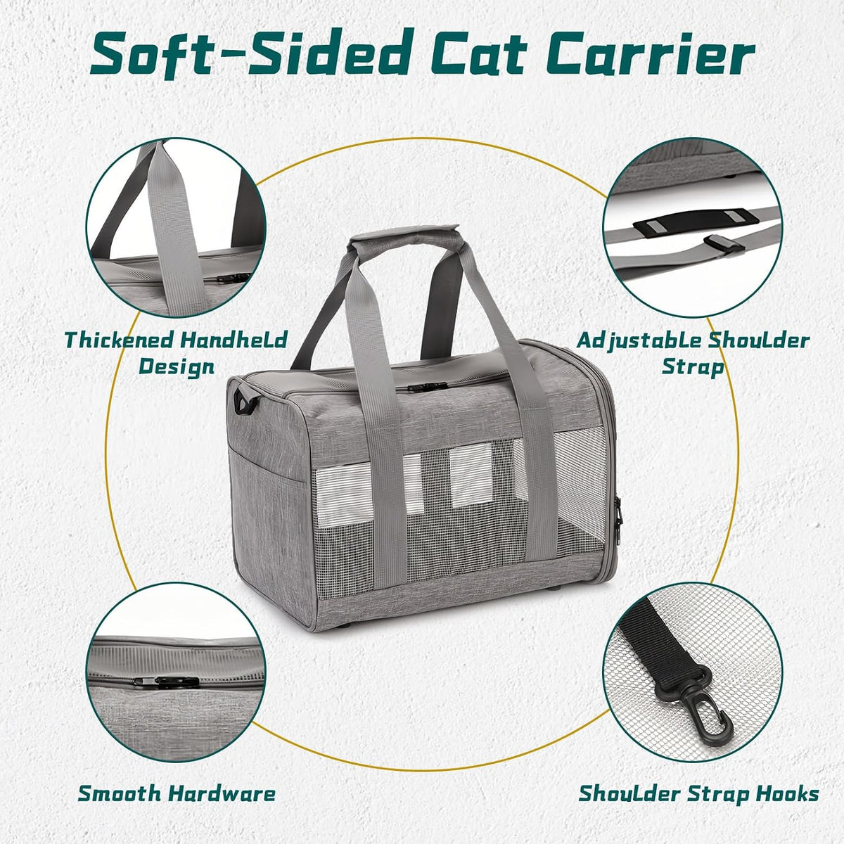 Breathable Small Pet Travel Carrier — photo 5 of 8