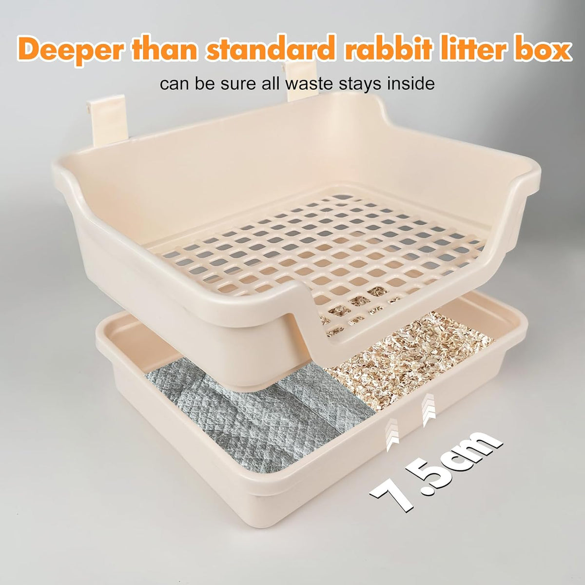 Large Corner Rabbit Litter Box — photo 5 of 8
